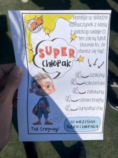 DZIEŃ CHŁOPAKA W KLASIE 3C