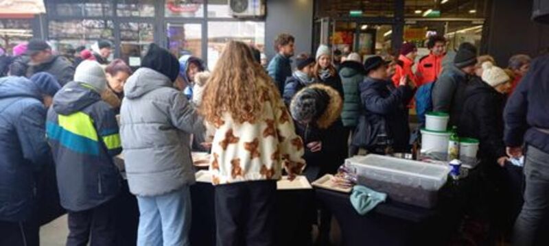 Oblegane stoisko naszych wolontariuszy