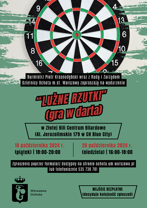 LUŹNE RZUTKI PLAKAT