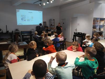 WYCIECZKA KLASY 1C DO MUZEUM DRUKARSTWA WARSZAWSKIEGO