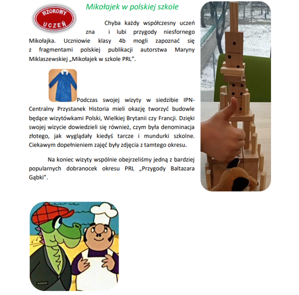 MIKOŁAJEK W POLSKIEJ SZKOLE