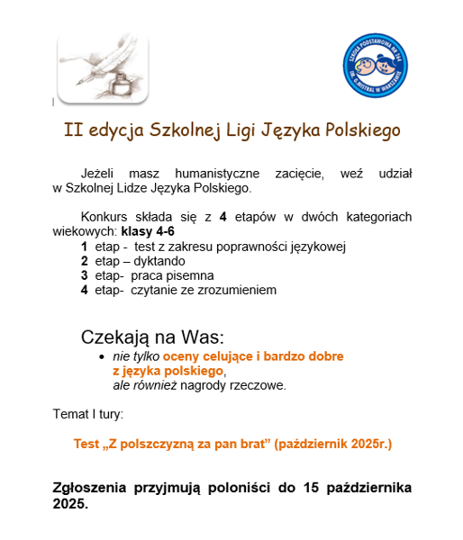 Szkolna Liga Języka Polskiego