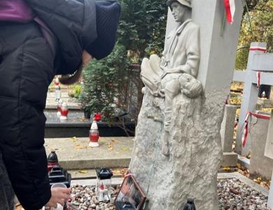 Symboliczny pomnik Wojtusia