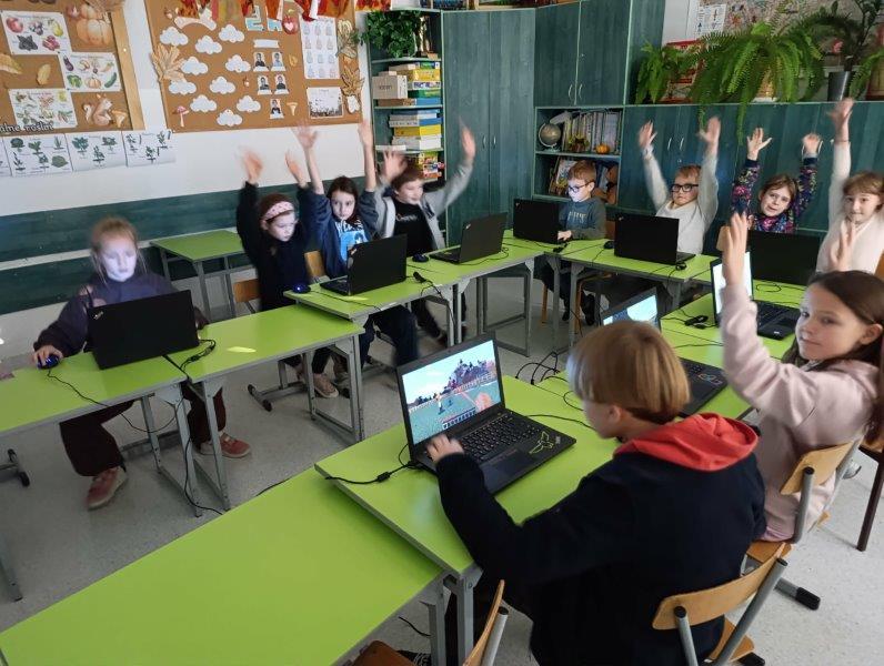 Minecraft w klasie 3a