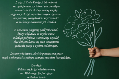 Życzenia z okazji Dnia Edukacji Narodowej