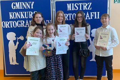 GMINNY KONKURS ORTOGRAFICZNY O TYTUŁ „MISTRZA ORTOGRAFII 2024R.”