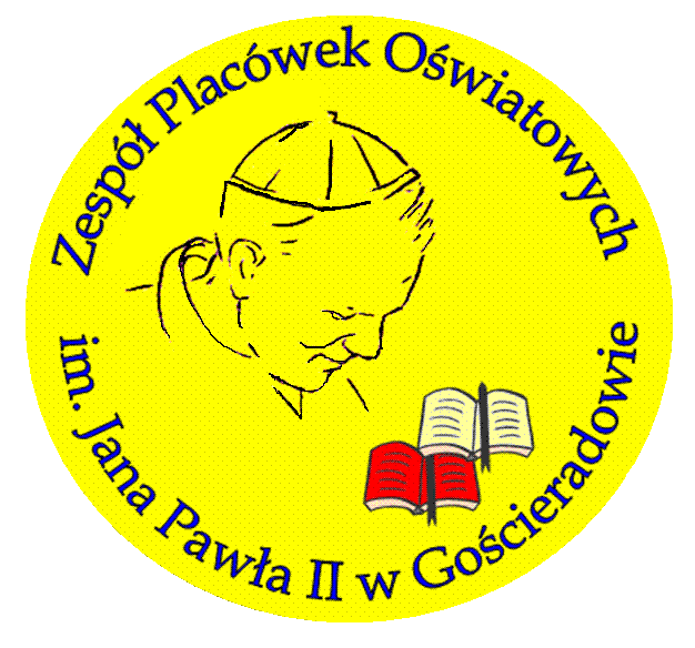 Logo Zespół Placówek Oświatowych im. Jana Pawła II w Gościeradowie
