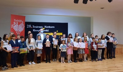 Konkurs recytatorski w Trzydniku Dużym - zdjęcie grupowe