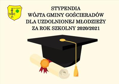 Logo: stypendia Wójta Gminy Gościeradów