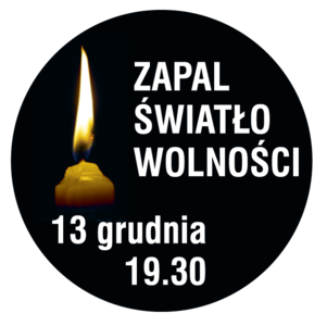 Logo akcji - Zapal światło wolności