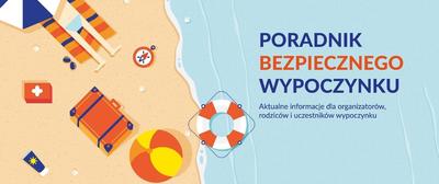 Poradnik bezpiecznego wypoczynku - plakat