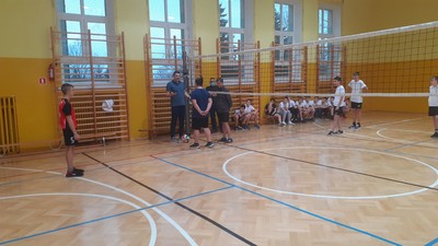 Gminne zawody w piłkę siatkową w dniu 14 stycznia 2022 roku 