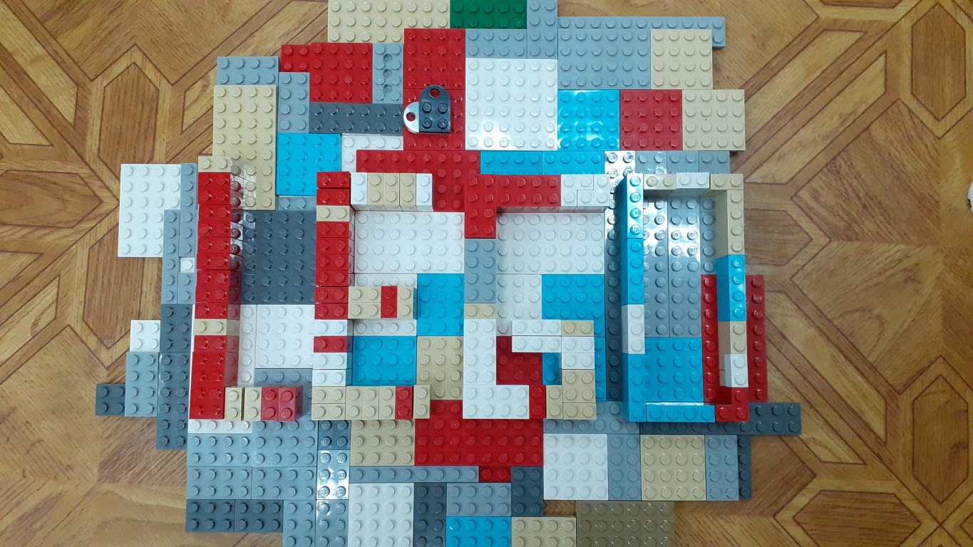 Międzynarodowy Dzień Lego - konstrukcja z klocków
