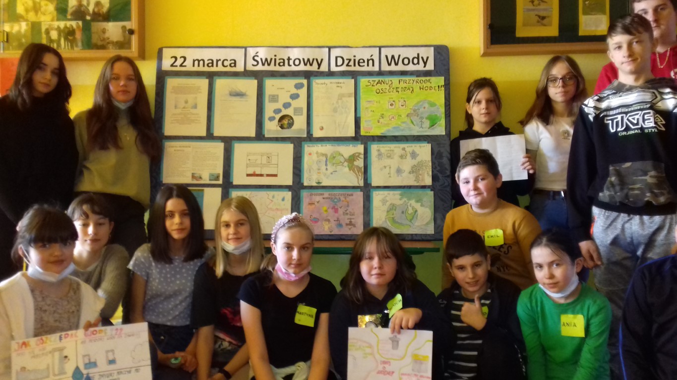 Światowy Dzień Wody - uczniowie szkoły