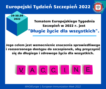 Europejski Tydzień Szczepień - plakaty informacyjne