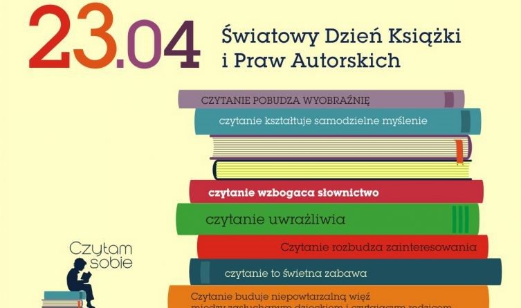 Światowy Dzień Książki i Praw Autorskich - logo akcji