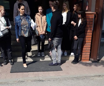 „ Zdrowa i piękna mama” - uczniowie biorący udział w konkursie