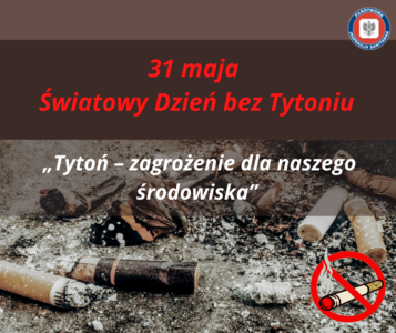 Światowy Dzień bez tytoniu - materiały informacyjne
