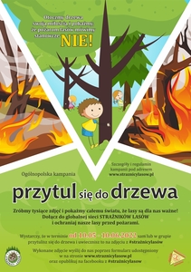 „Przytul się do drzewa” - plakat informacyjny programu
