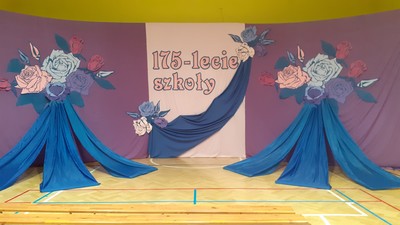 Święto 175 lecia szkoły - dekoracja
