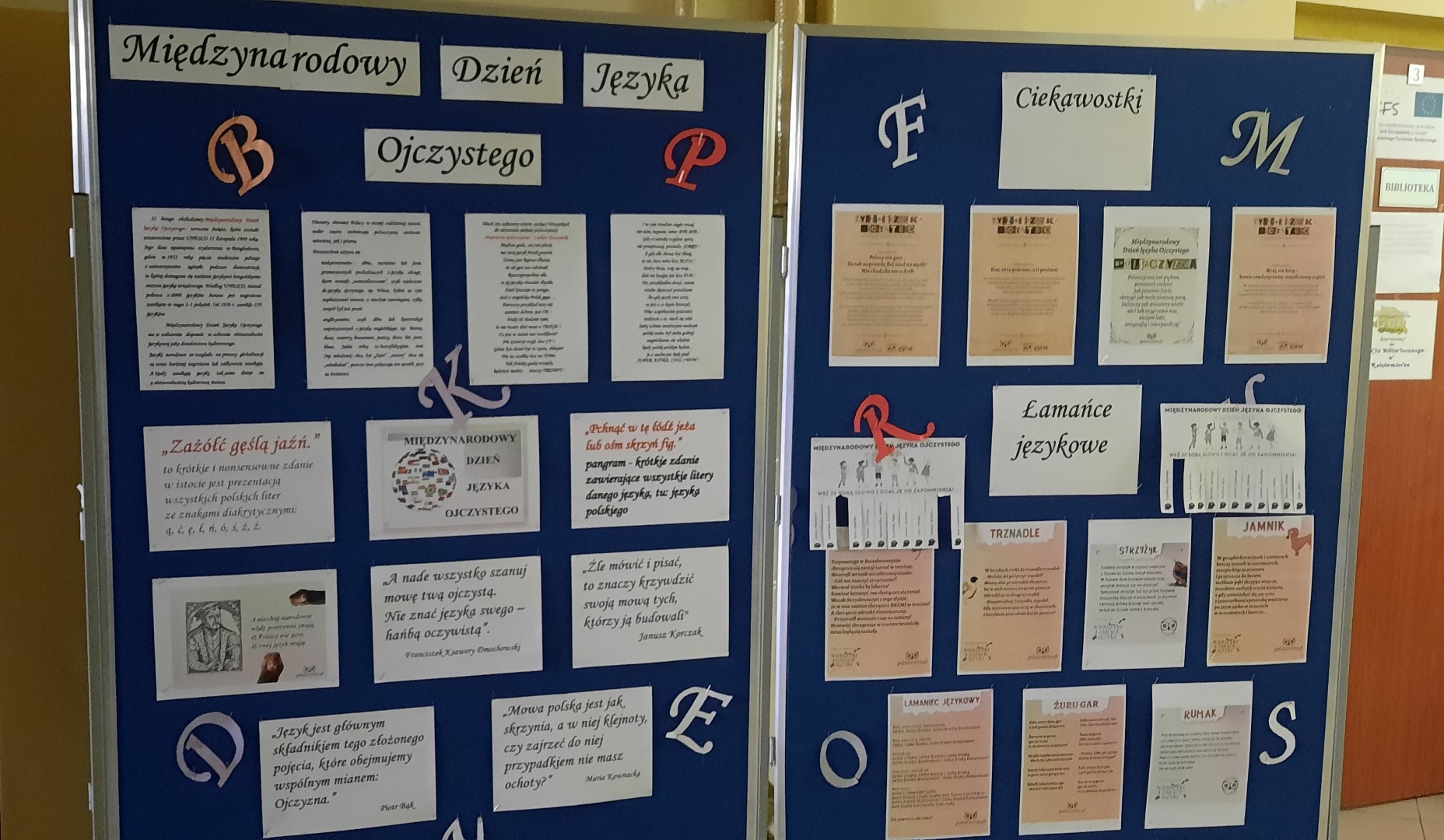 Międzynarodowy Dzień Języka Ojczystego - gazetka