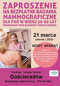 Plakat informacja o badaniach