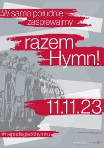 Plakat zachęcający do udziału w akcji