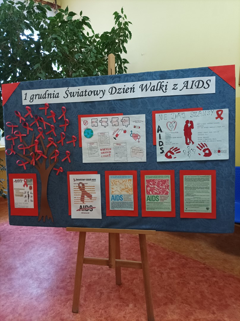 Światowy Dzień Walki z AIDS - gazetka