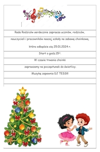 Zaproszenie na chionkę