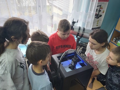 Nie mogło zabraknąć nauki projektowania 3D i wydruków 3D