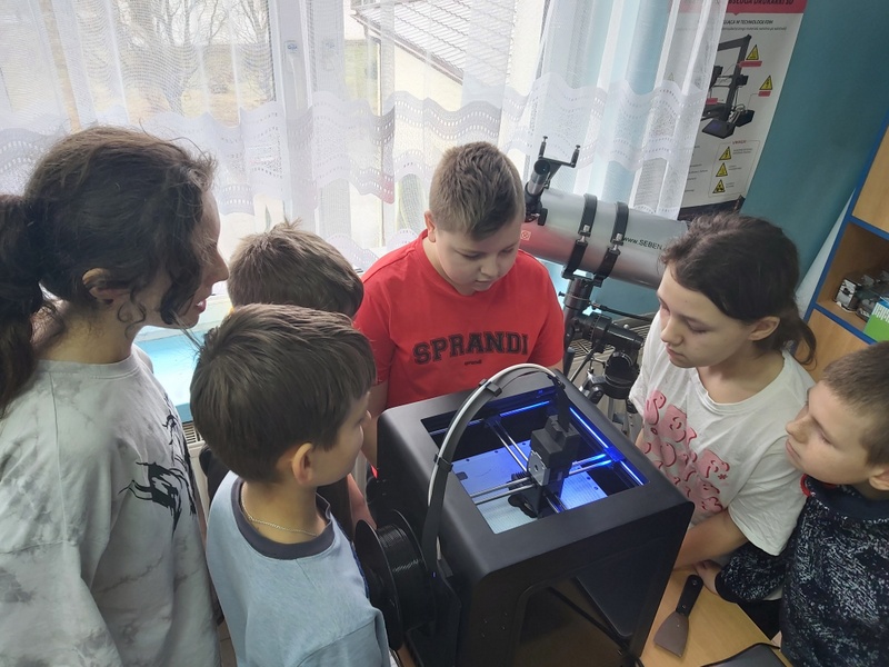 Nie mogło zabraknąć nauki projektowania 3D i wydruków 3D