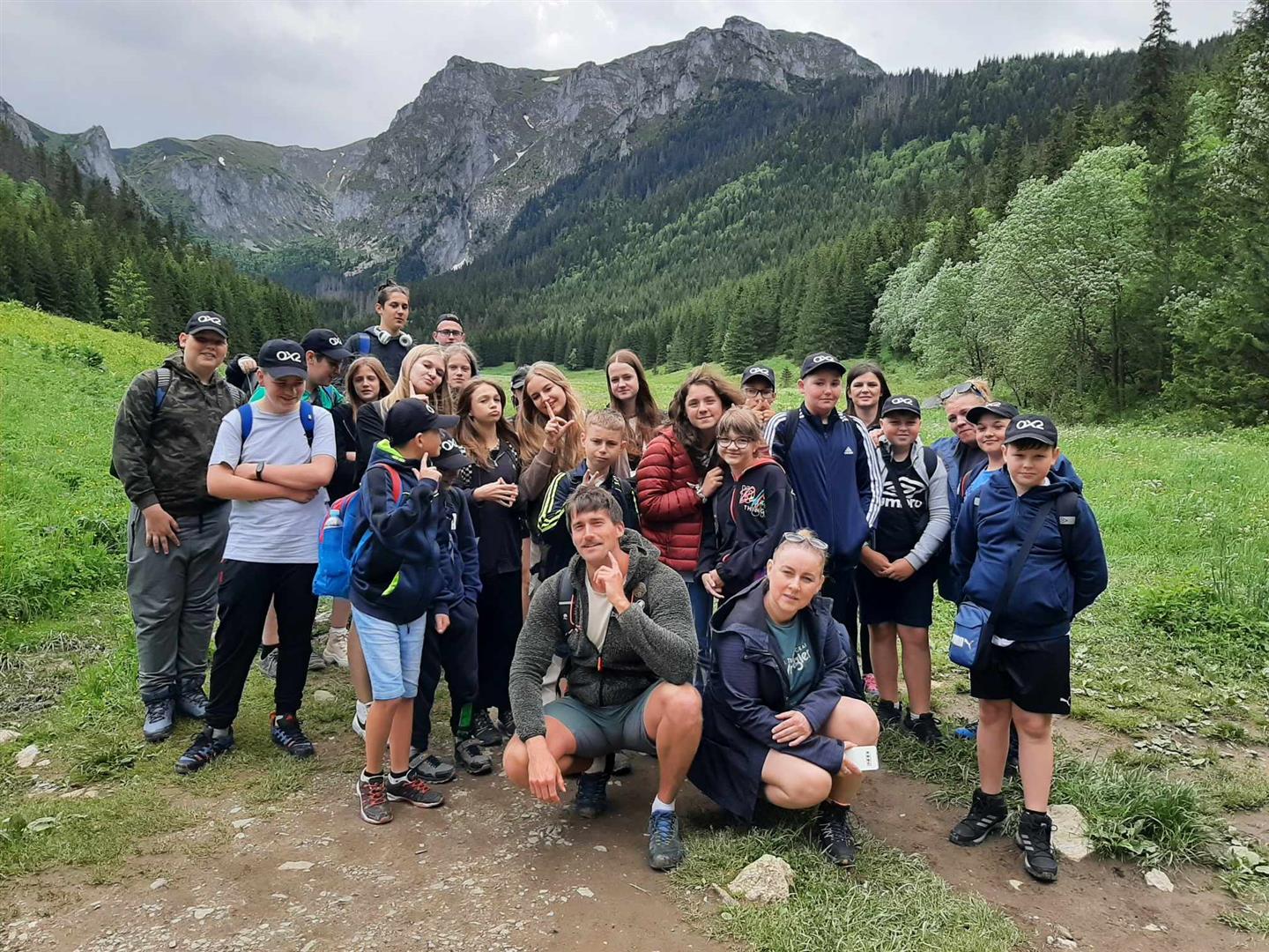 Wycieczka w Tatry i na Słowację - zdjęcie grupowe