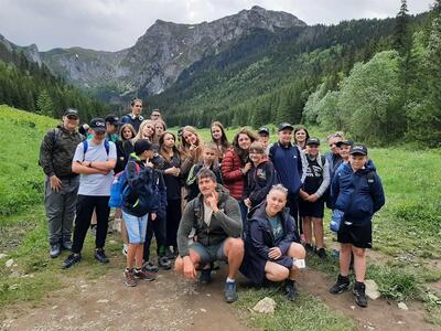 Wycieczka w Tatry i na Słowację - zdjęcie grupowe