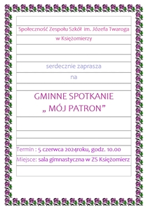 Zaproszenie na konkurs