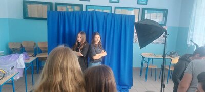 Klasa VI podczas pracy w "Laboratoriach Przyszłości"