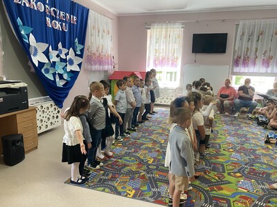 Zakończenie roku w przedszkolu - przedszkolaki