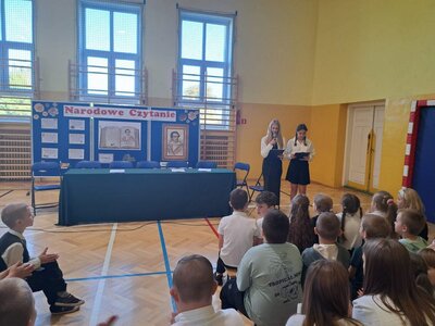 Narodowe Czytanie "Kordiana" Juliusza Słowackiego w naszej szkole.