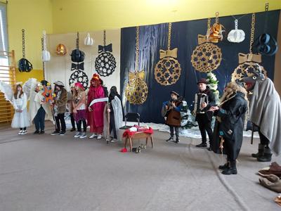 Zespół kolędniczy - zdjęcie zbiorowe