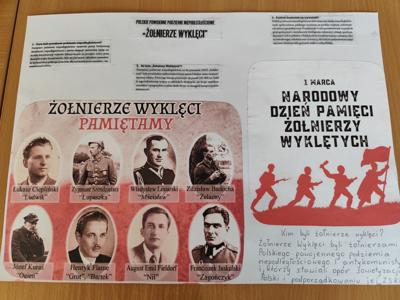 Plakat o żołnierzach wyklętych