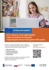 Plakat informacyjny projektu