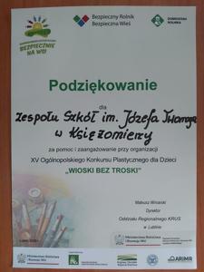 XV Ogólnopolski Konkurs Plastyczny dla Dzieci „Wioski bez Troski”
