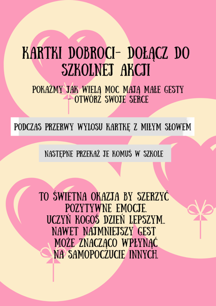 Plakat reklamujący akcję