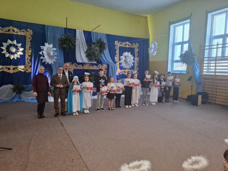 Wręczenie nagród w konkursie świątecznym