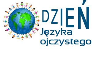 kula ziemska napis: dzień języka ojczystego