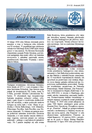 Gazetka szkolna KILWATER nr 4