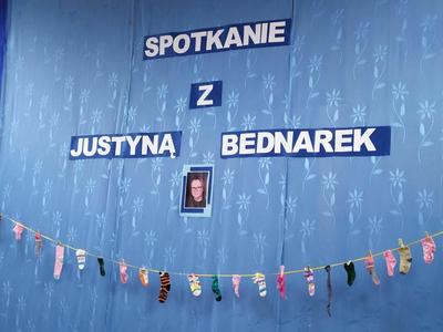 Spotkanie z pisarką Panią Justyną Bednarek 25.02.2020 r.