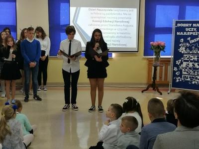 Udział uczniów w uroczystości Dnia Edukacji Narodowej 2019