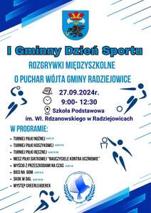 I Gminny Dzień Sportu, Rozgrywki międzyszkolne o Puchar Wójta Gminy Radziejowice