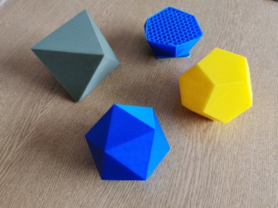 figury geometryczna z druku 3d