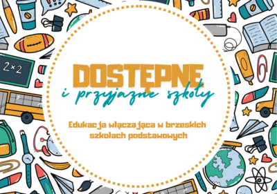 Plakat dostępnej i przyjaznej szkoły